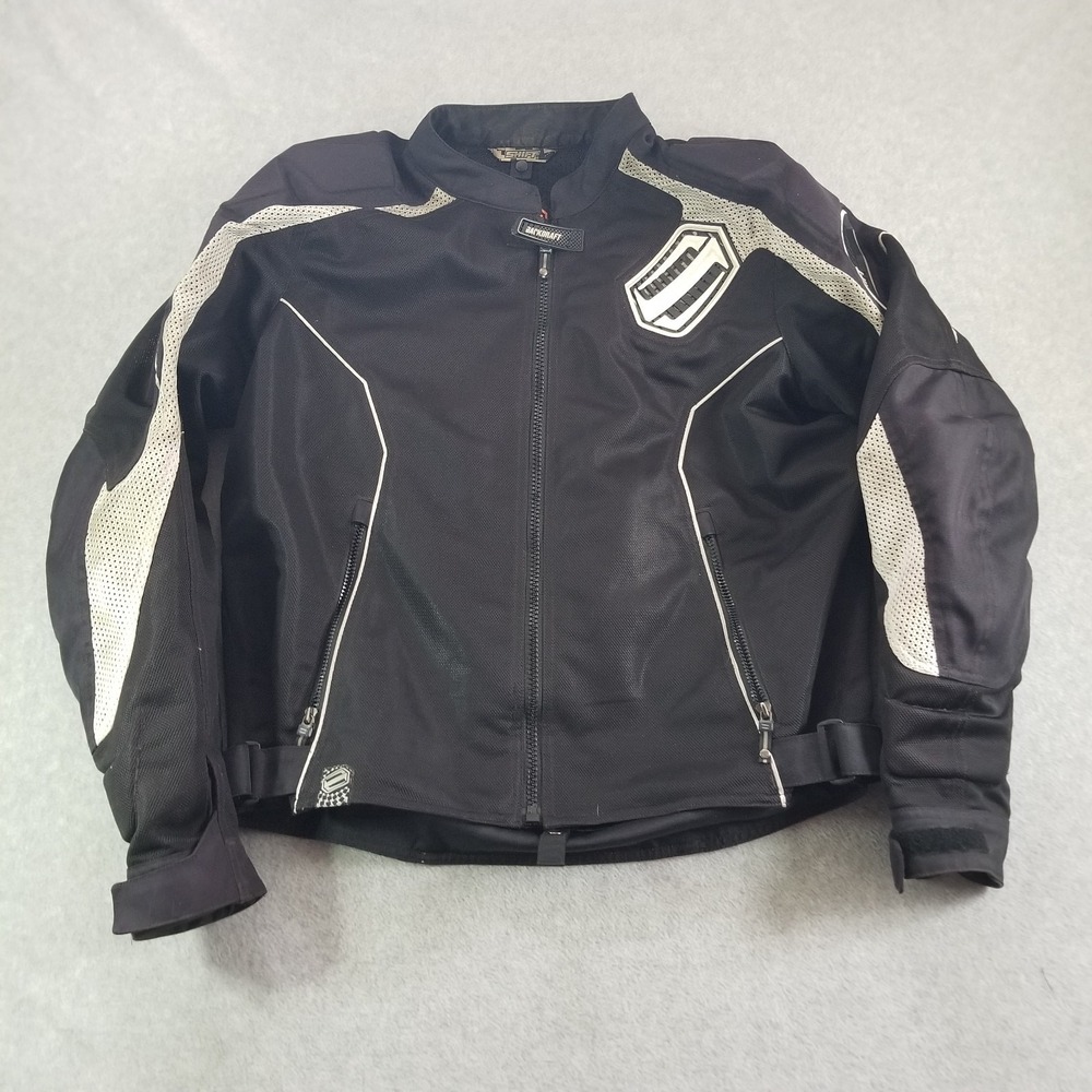 Shift Jacket Mens Double Extra Large XXL Black Backdraft Mesh Motorcycle Riding